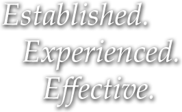Established. Experienced. Effective.